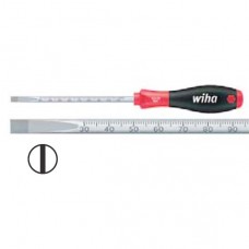 Wiha Softfinish® Slotted Screwdriver - Round Blade with Lasered mm Scale - 5.5 mm - 35397